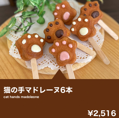 猫の手マドレーヌ